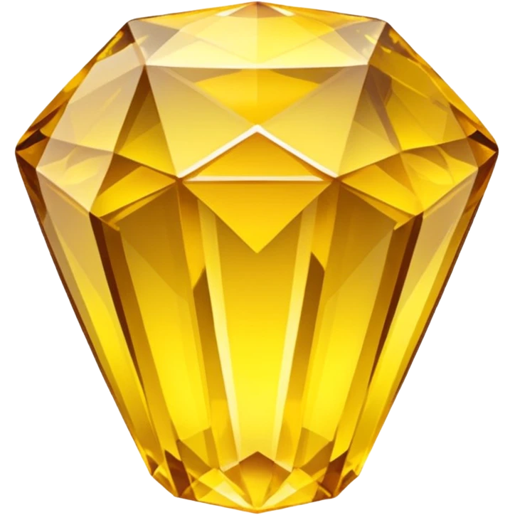 Yellow crystal emoji