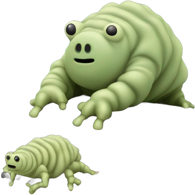 tardigrade playing the piano emoji