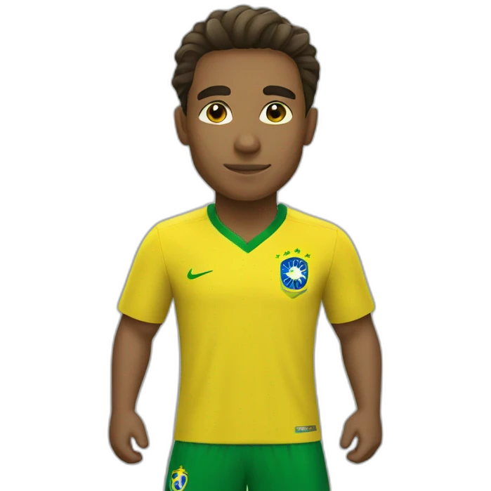 brazil soccer player emoji
