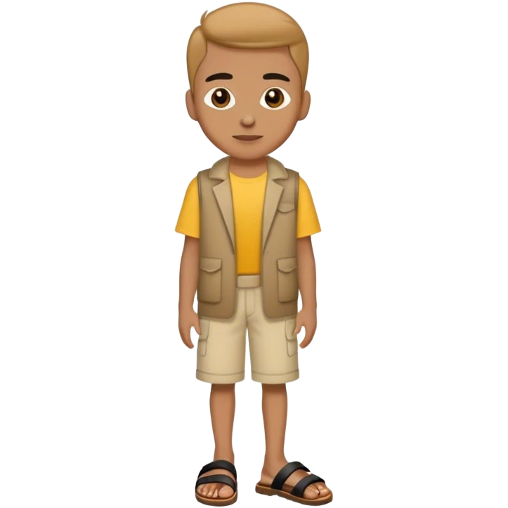 Ropa y sandalias de moda  emoji