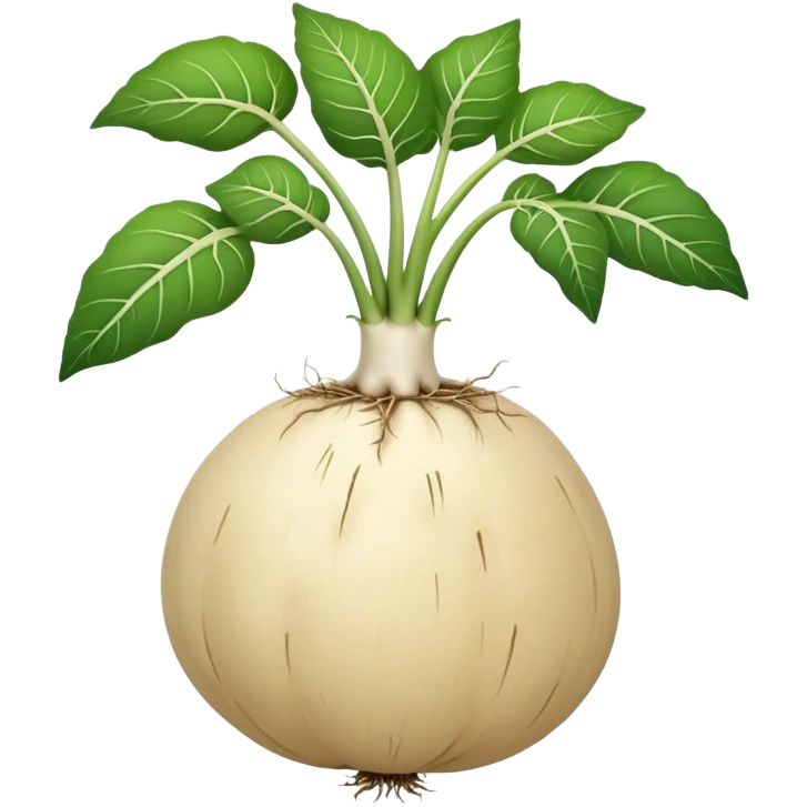 Jicama plant  emoji