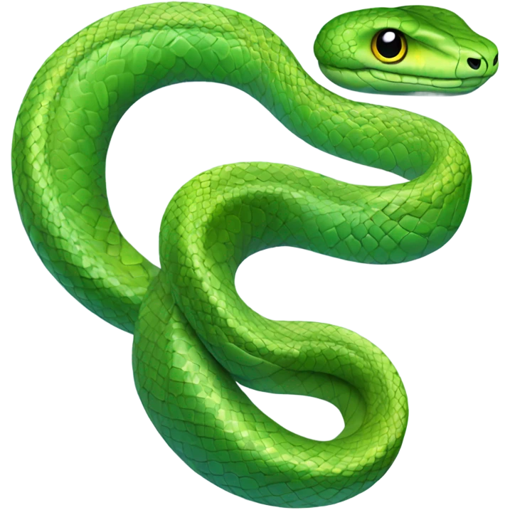 Lovely snake emoji
