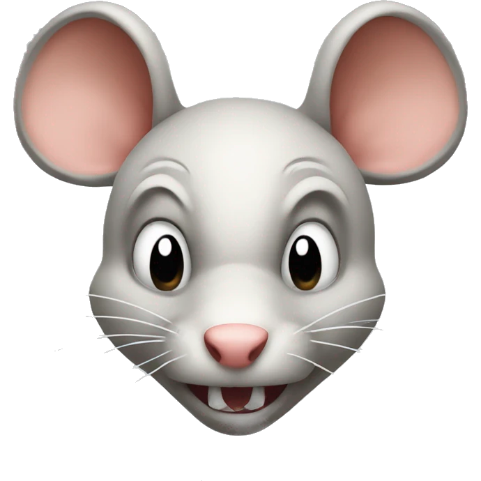 Mad rat emoji