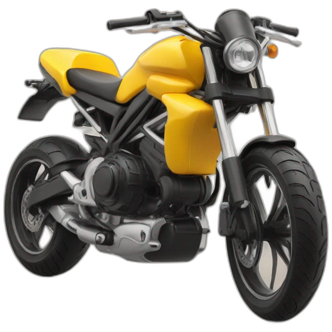 Moto sur maison emoji