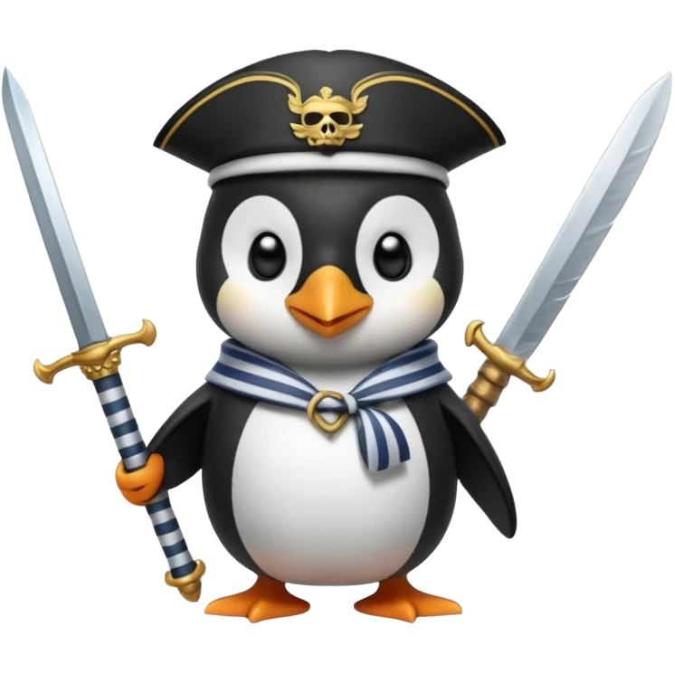 sailor pirate penguin emoji