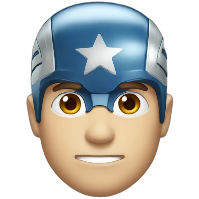 captain america face emoji