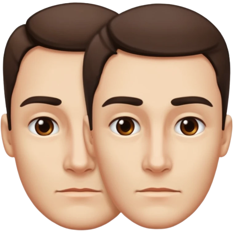  con una mandíbula mega marcada y con una ceja levantada y la otra abajo emoji