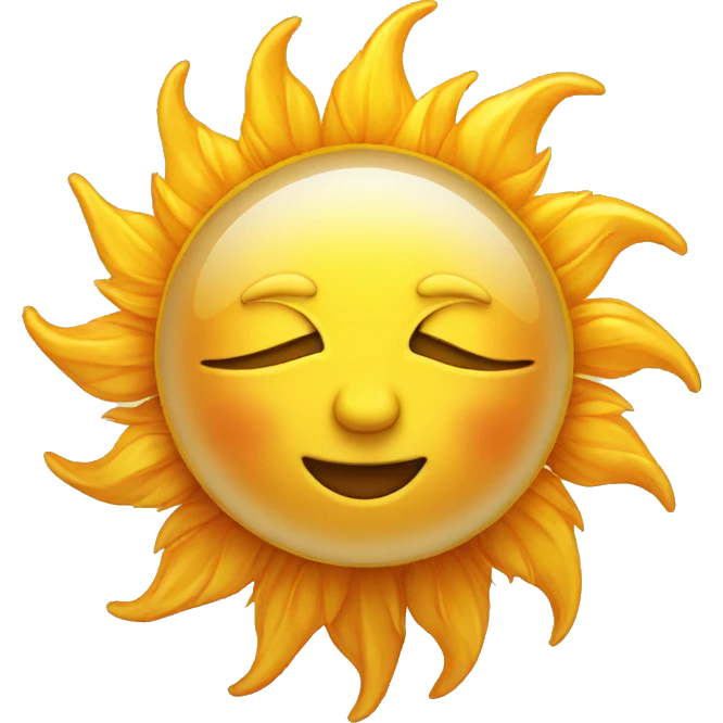 Sun emoji