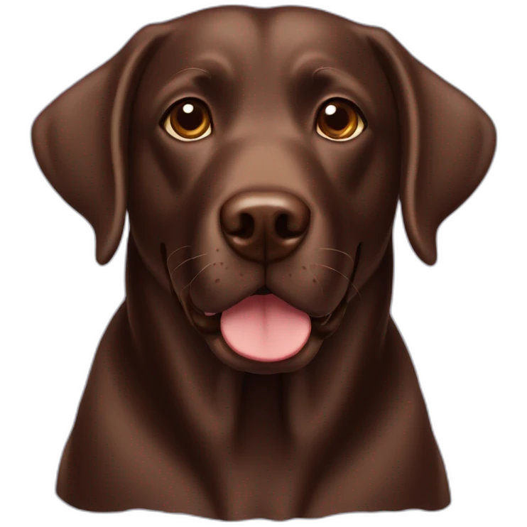 chocolate labrador emoji