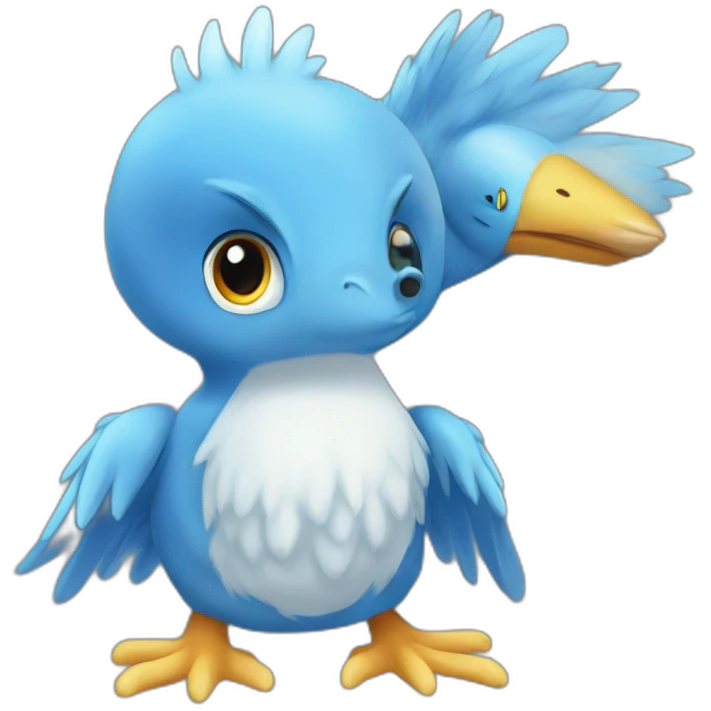 crazy funny stupid Articuno pokemon baby's realistic emoji