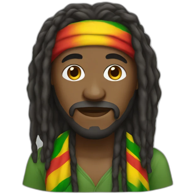rasta man emoji