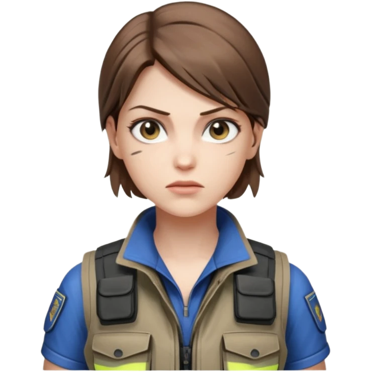 Jill valentine from resident evil 3 remake emoji