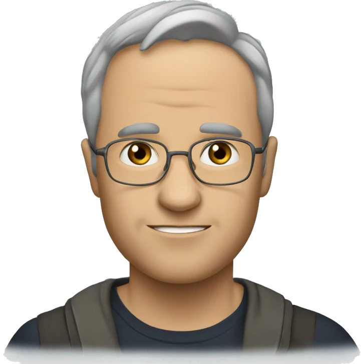 мальчик показывает сердце emoji