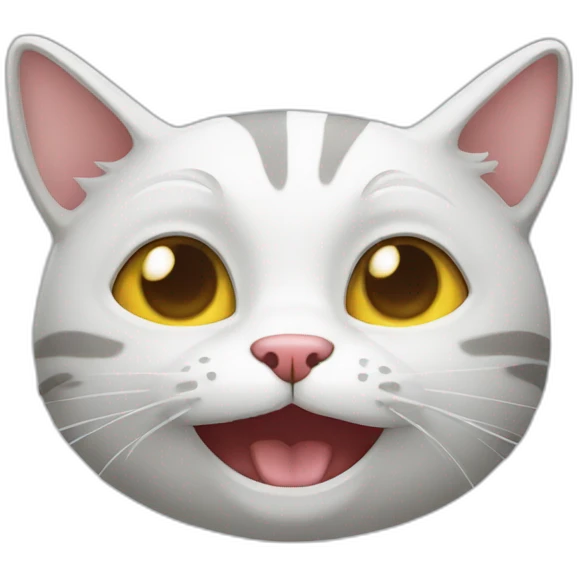 Funny cat emoji