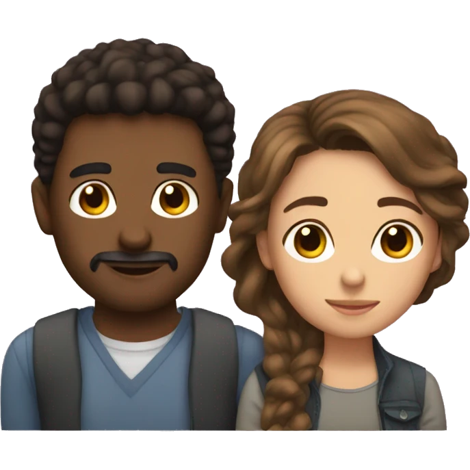 me and my boyfriend  emoji