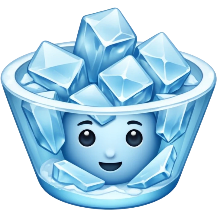 Crushed ice  emoji