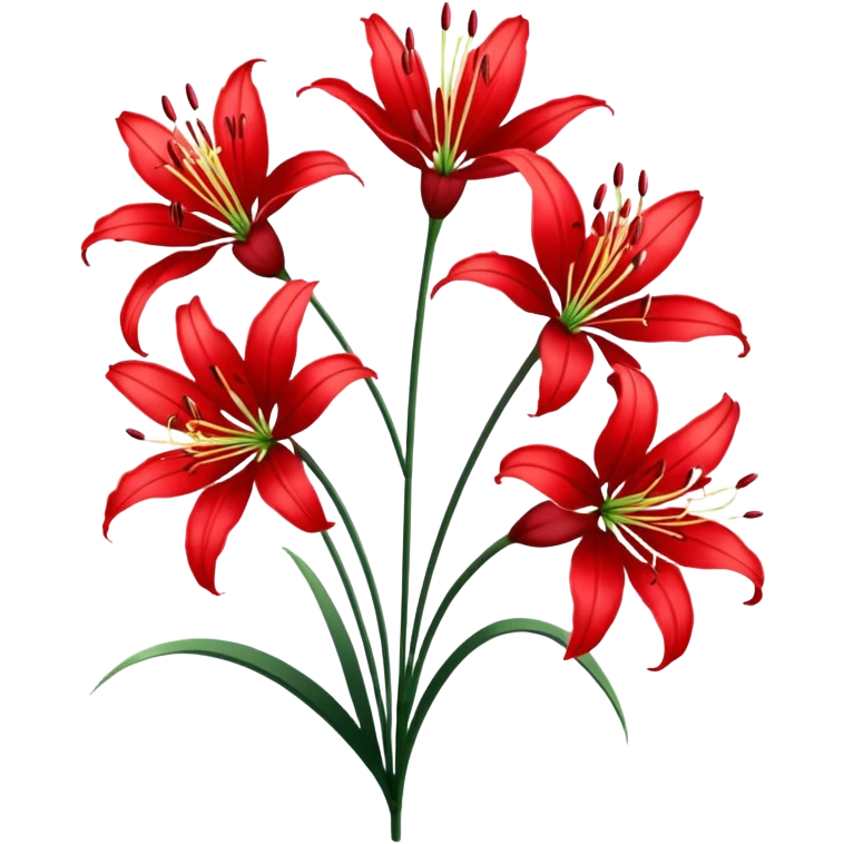 red spider lily emoji