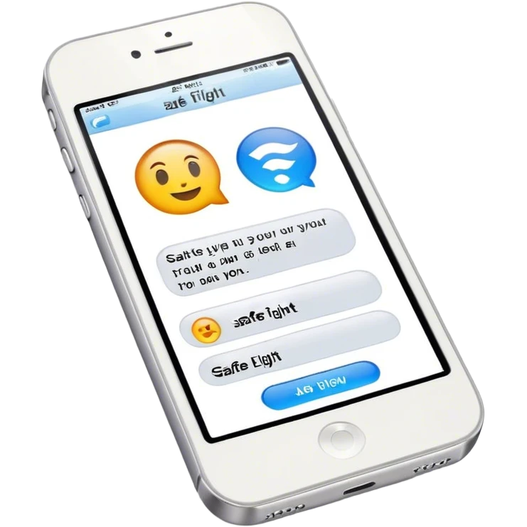 safe flight text emoji