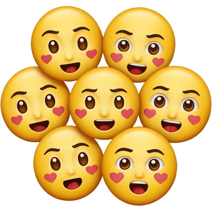 Is those emojis 🙂😘😡🫢 emoji