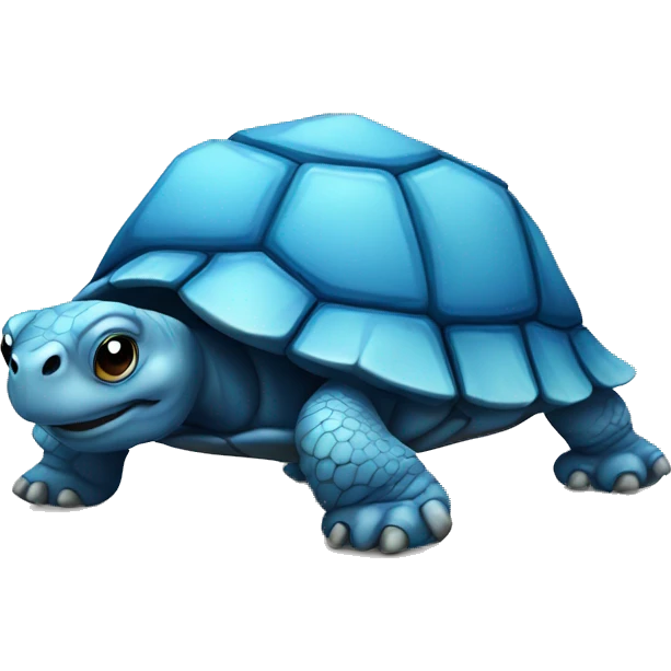 Blue tortoise emoji