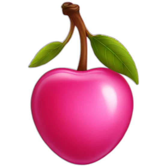 pink cherry emoji