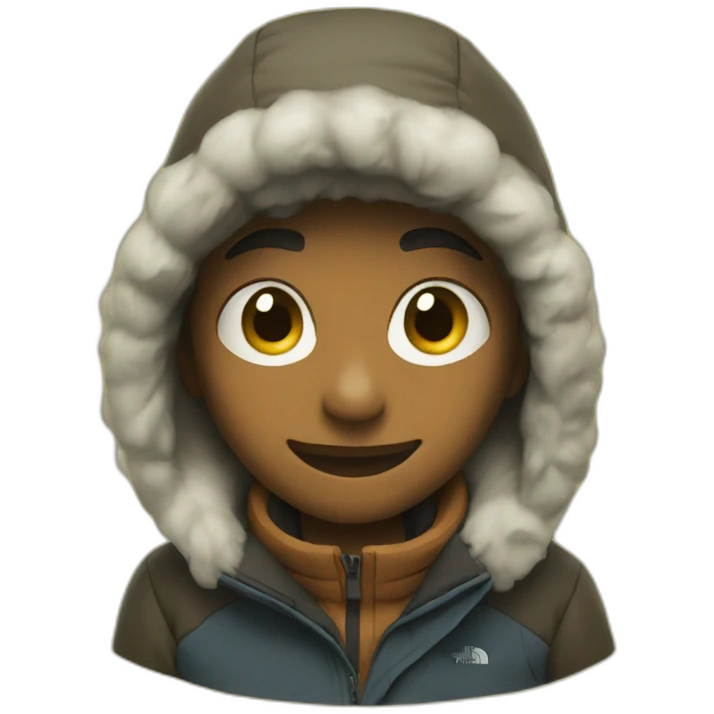 The north face emoji