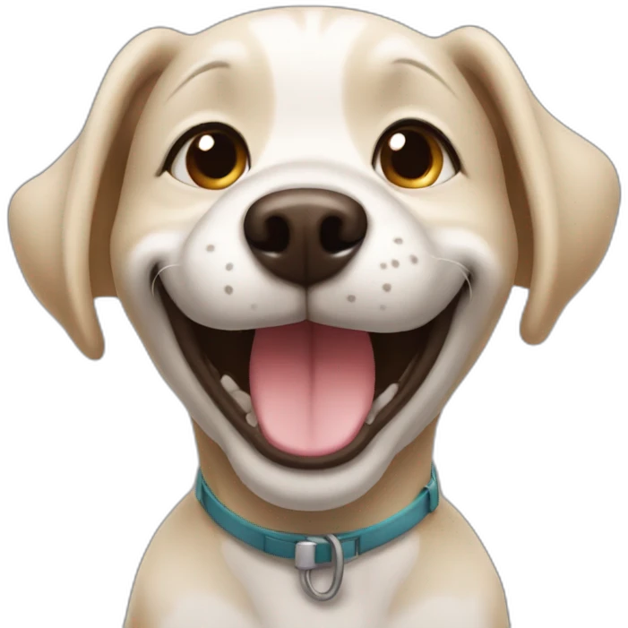 Smile dog emoji