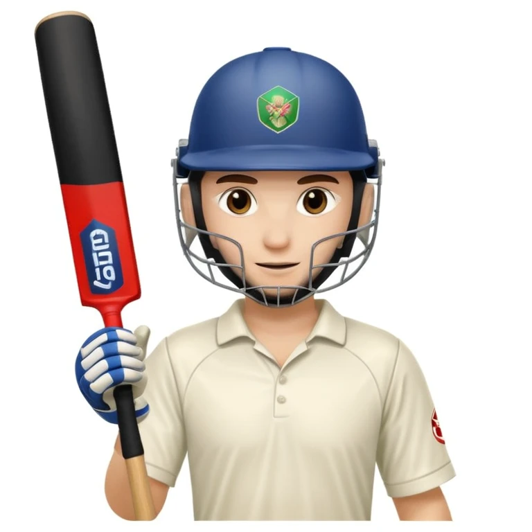 Test batsman emoji