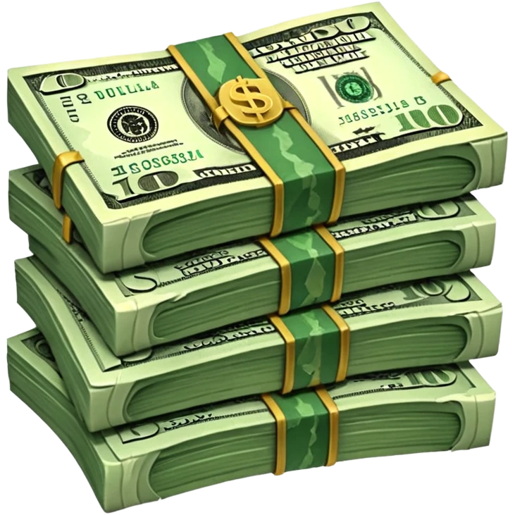 Falling value of the dollar emoji