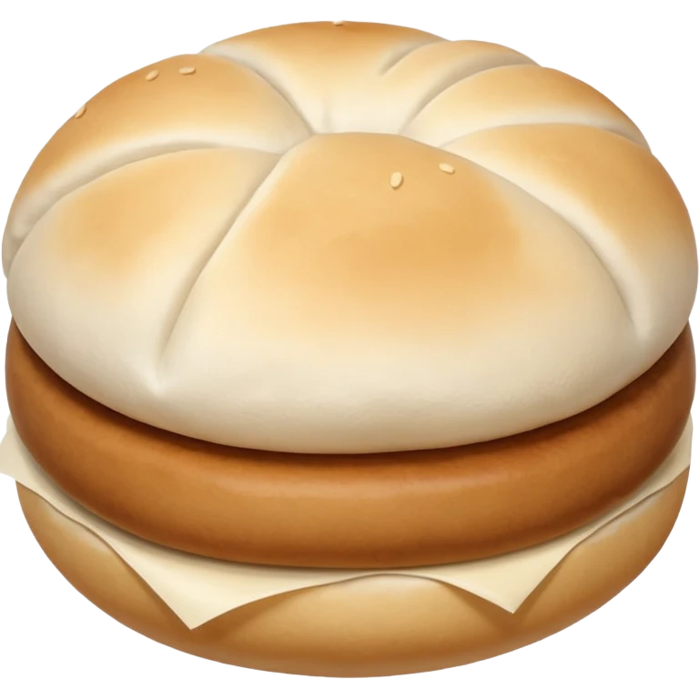 round bun or siopao emoji emoji
