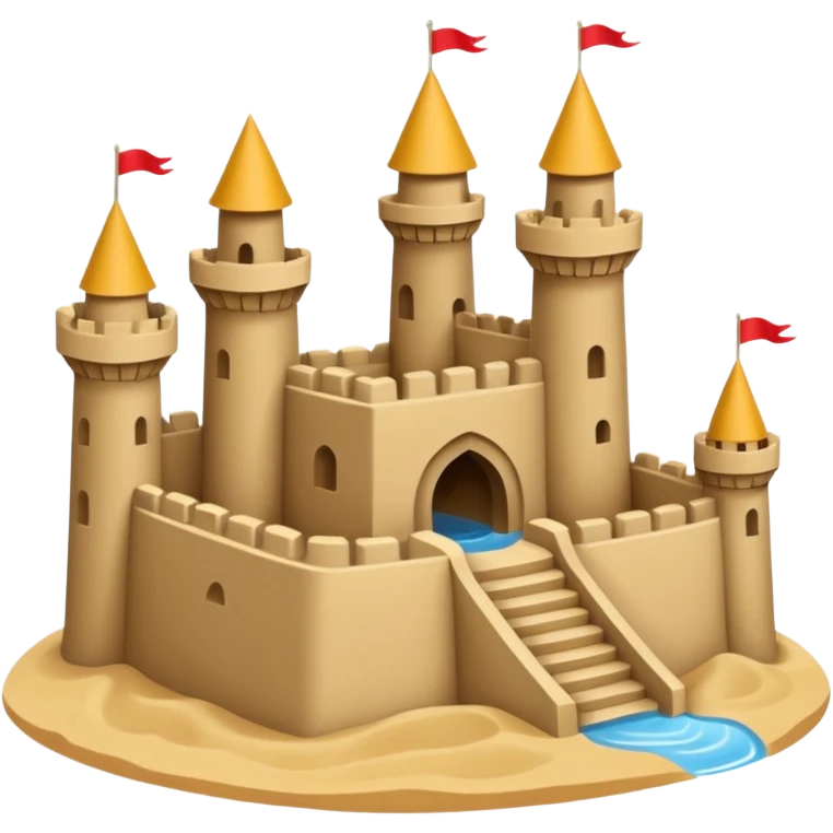 sand Moat castle emoji