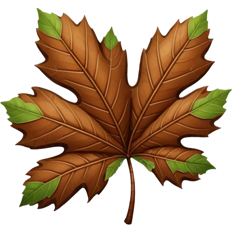 chestnut leaf emoji