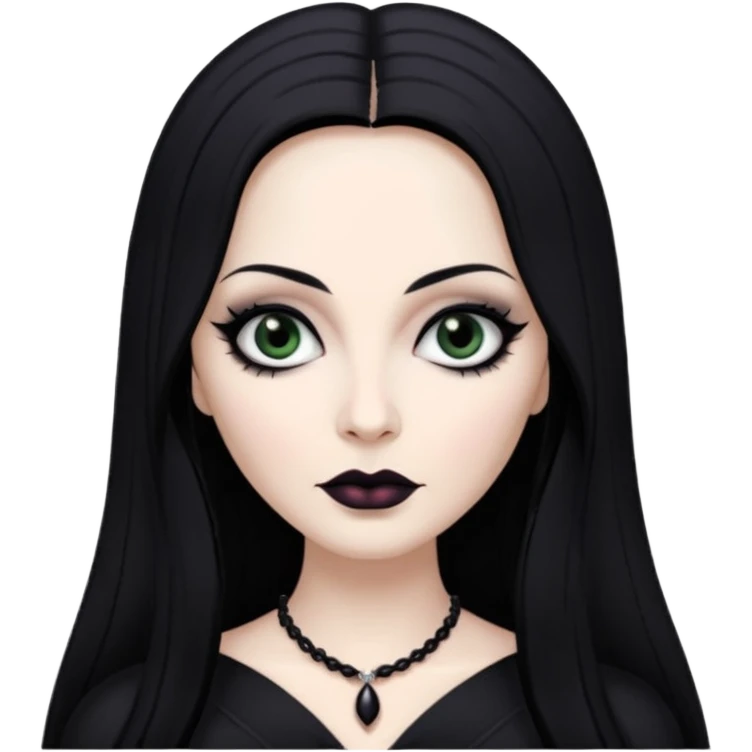 morticia addams emoji