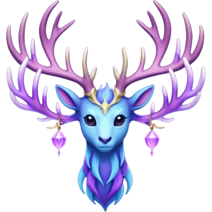 Pokemon legendary cian and purple  xerneas emoji