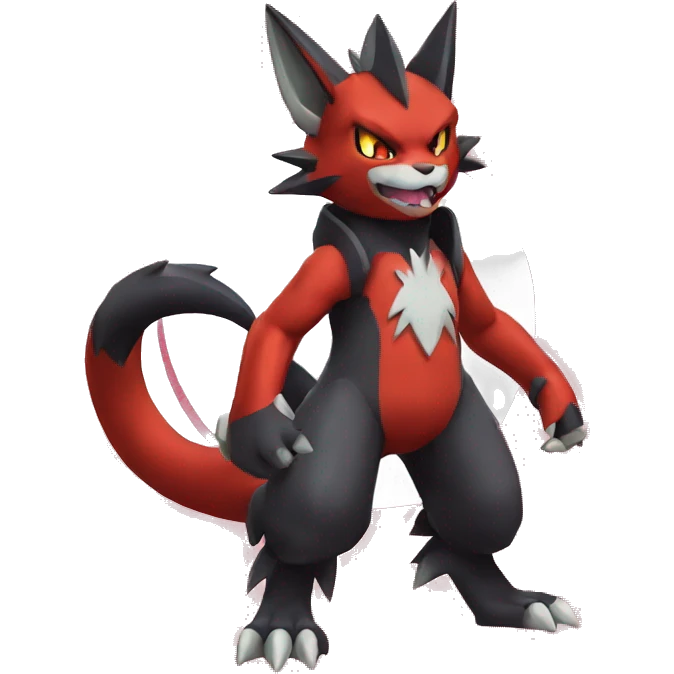 Edgy Guilmon-Torracat-Zoroark full body emoji