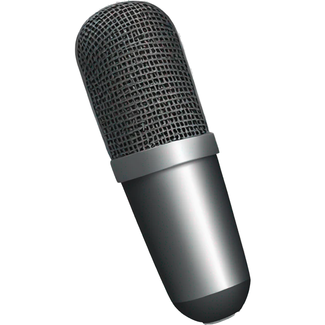 simple line artstyle mic emoji