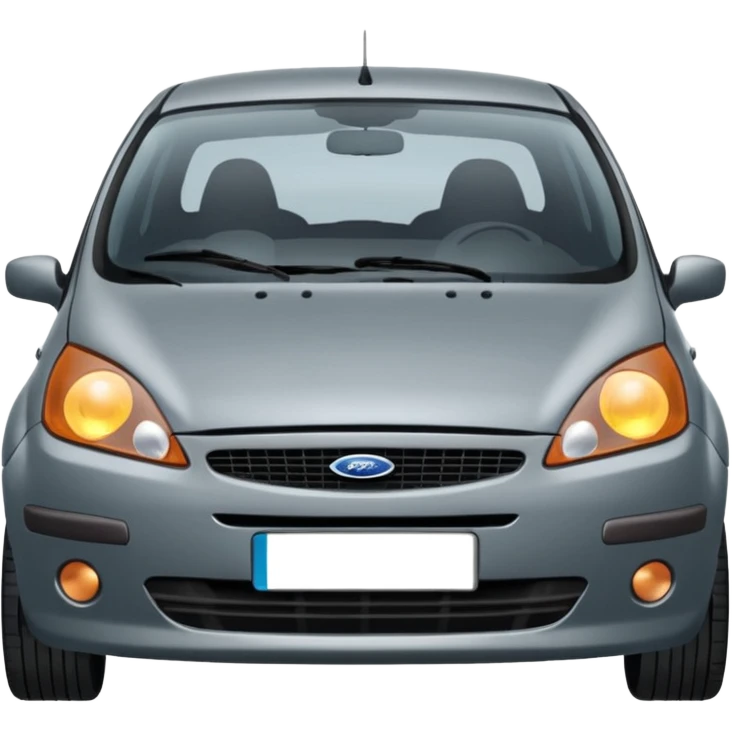 grey ford fiesta from 2003 emoji