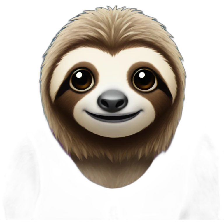 a sloth holding a luxury watch emoji