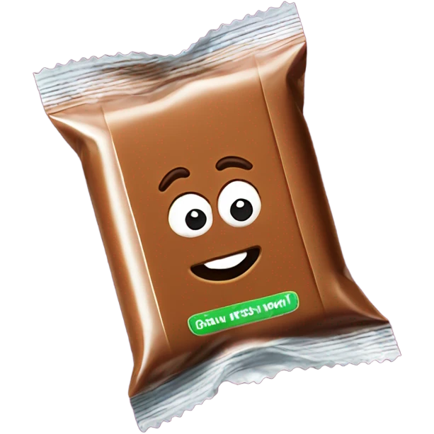 two protein bar on bag emoji