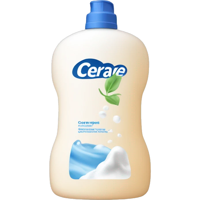 cerave washing foam bottle emoji