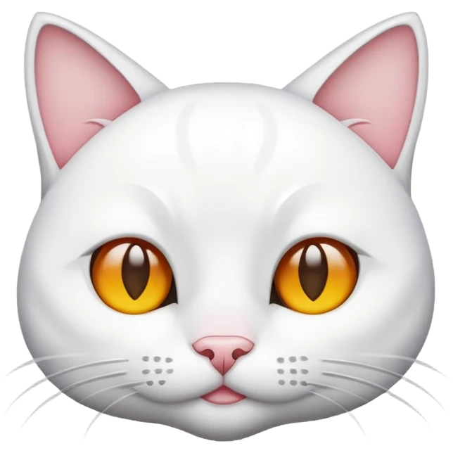 white cat emoji