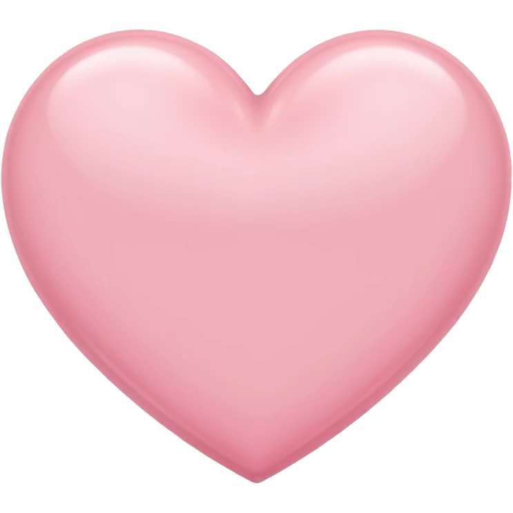 light pink heart emoji
