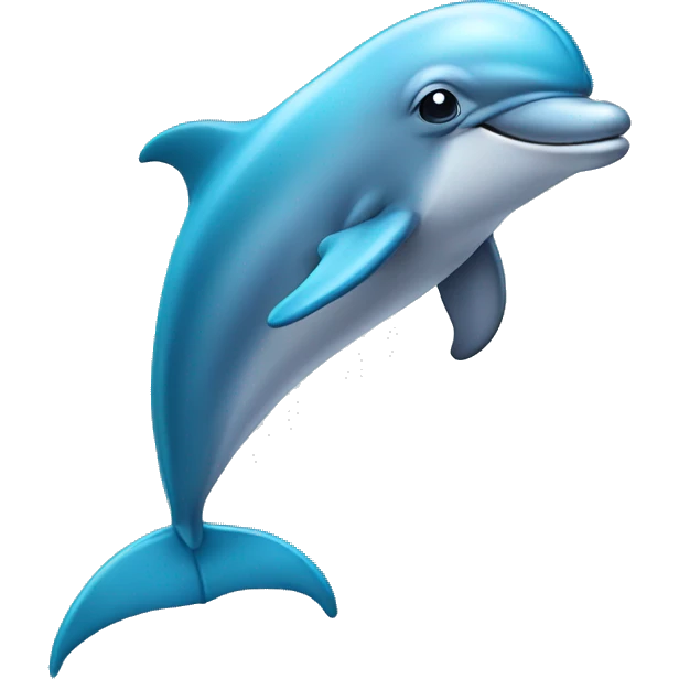 dolphin wearing a dress emoji