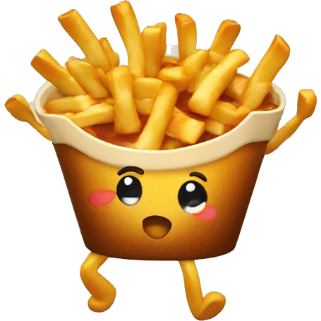 Poutine qui danse  emoji
