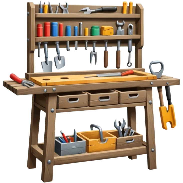 Wooden Tool Bench emoji