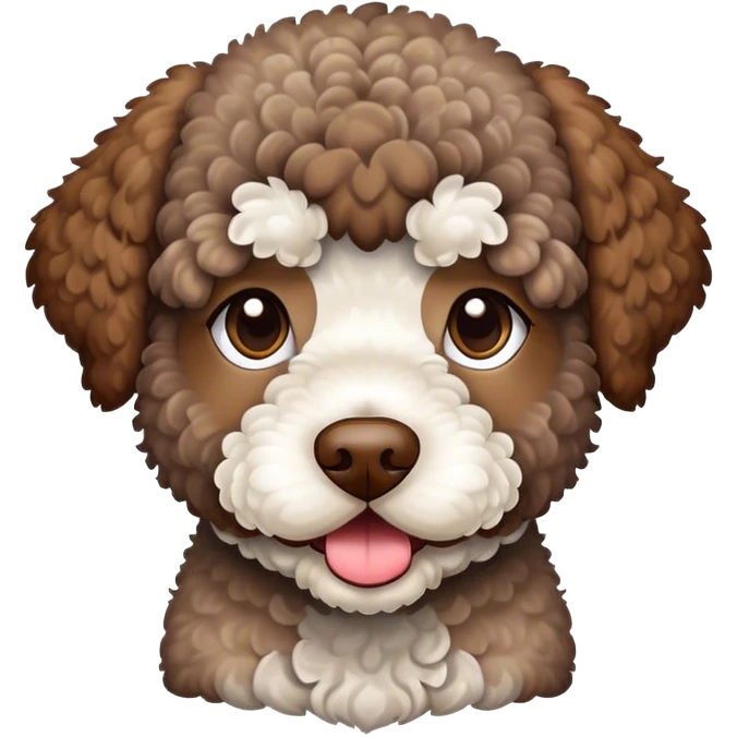 Brown lagotto romagnolo emoji