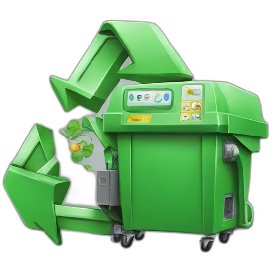 Recycling machine emoji
