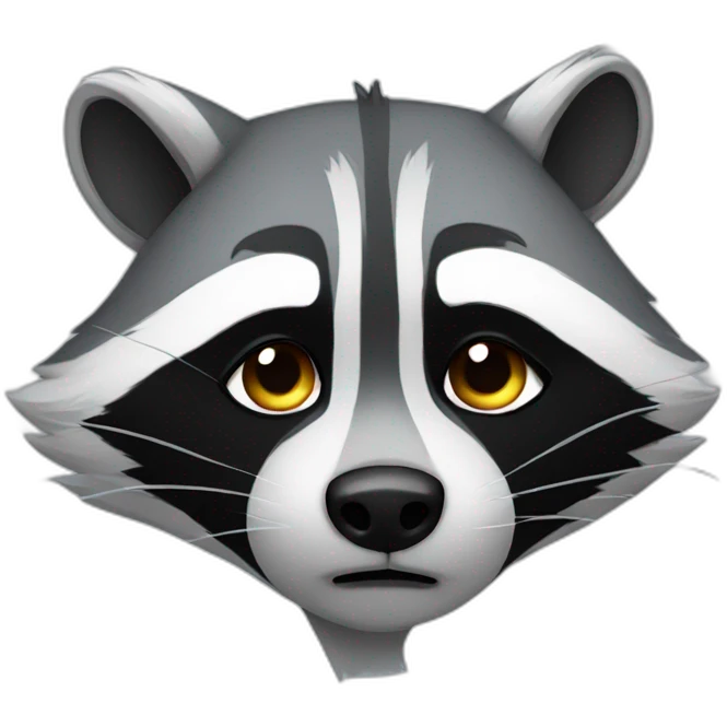 Sad Racoon emoji