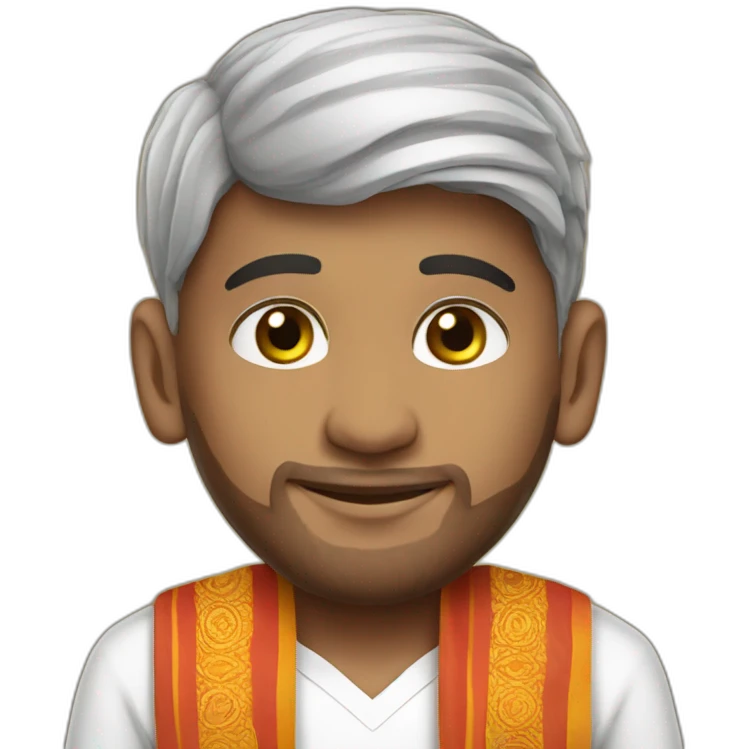 Messi hindu attire emoji