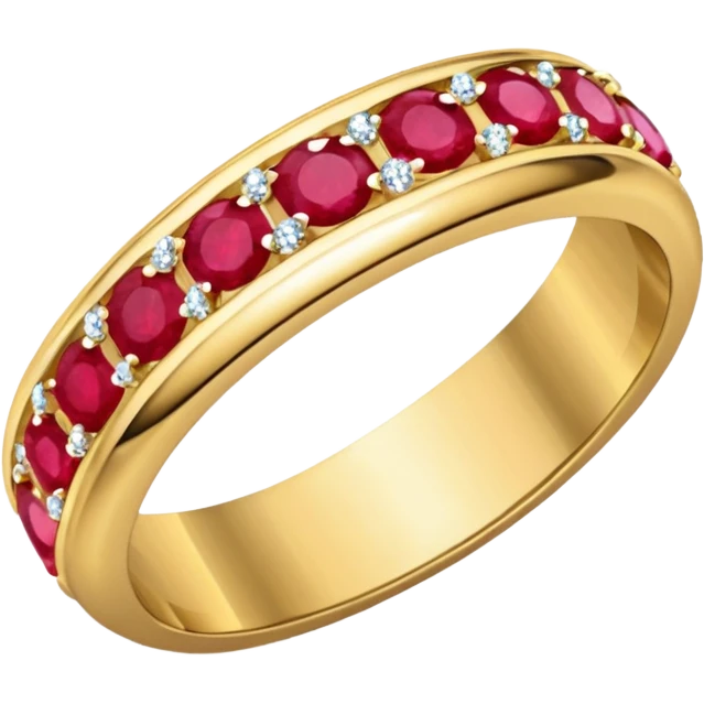 glitter rubi married ring emoji